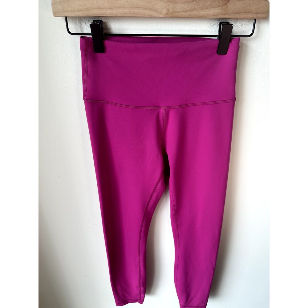 Lululemon Wunder Train High-Rise Tight 25" Size 4 Plum Purple - Picture 7 of 9
